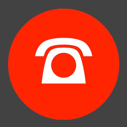 Red Contact Speed & Easy Dial Icon