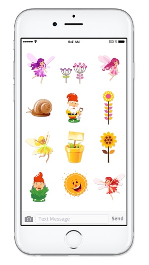 Fairy and Gnome Garden Sticker Pack(圖3)-速報App