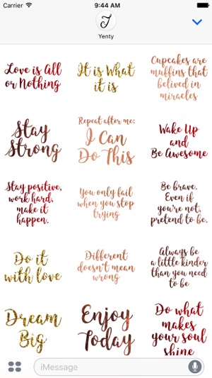 Awesome Motivational Quotes Stickers Pack(圖2)-速報App