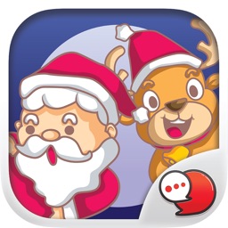 Happy Santa Stickers Emoji Keyboard By ChatStick