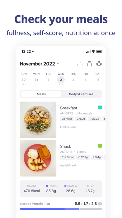 Mealligram: Daily Food Tracker screenshot 3