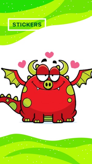 Dramoji - cute dragon stickers pack