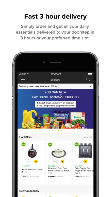 ZopNow - Grocery Shopping