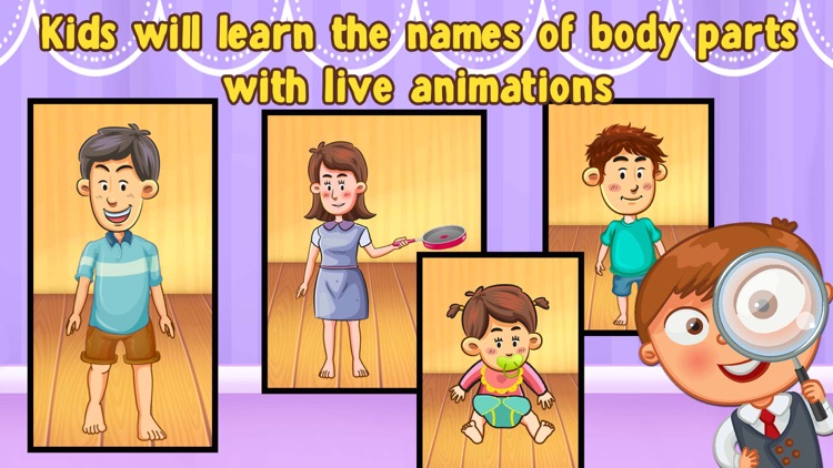 Learning Human Body Parts For Kids