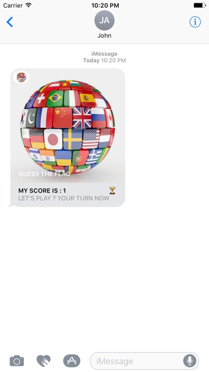 Guess The Flag Game For iMessage