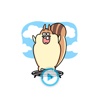 Fat Chipmunk - Animated Stickers