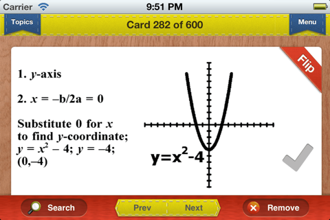 CLEP Precalculus Prep Flashcards Exambusters screenshot 2