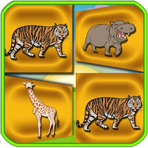 Wild Animals Match Memory cards icon