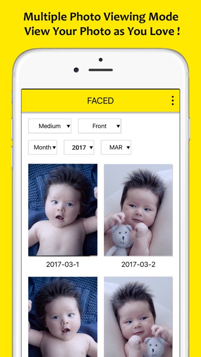 FACED – Face Changes Tracker (Photo & Slideshow) screenshot 2