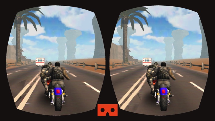VR Moto Attack Racer : Free Virtual Reality Game screenshot-3