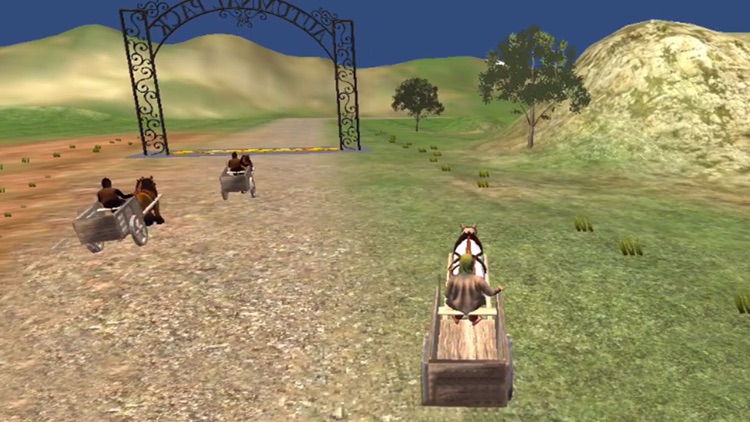 Modern Horse Cart Racer Game screenshot-4