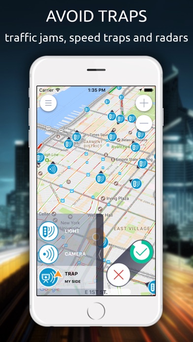 Glob - GPS, Traffic and radars screenshot 2