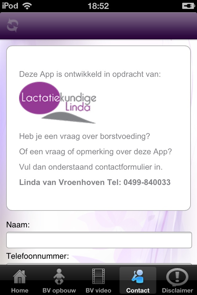 Borstvoeding App screenshot 4