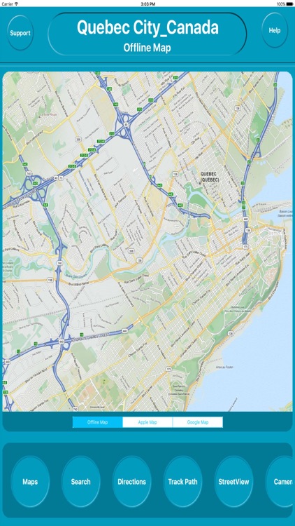 Quebec City Canada Offline City Maps Navigation