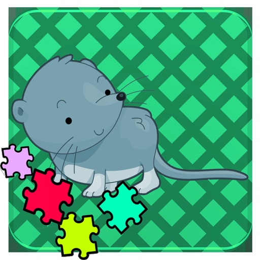 Animals Dog and Rat Jigsaw for Kids Puzzles Icon