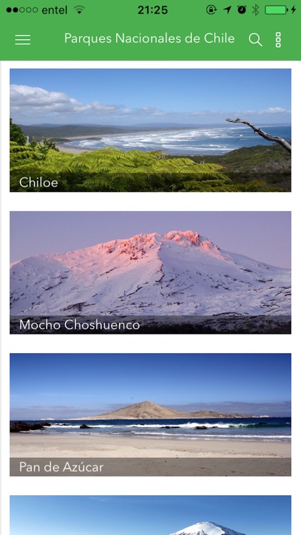 Parques Nacionales de Chile