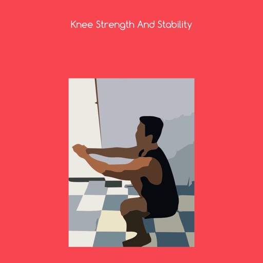 Knee strength and stability icon