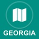 Georgia, EUA : Off-line GPS Navigation