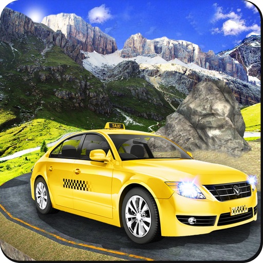 Extreme City Taxi : Mountain Drive Game 3D