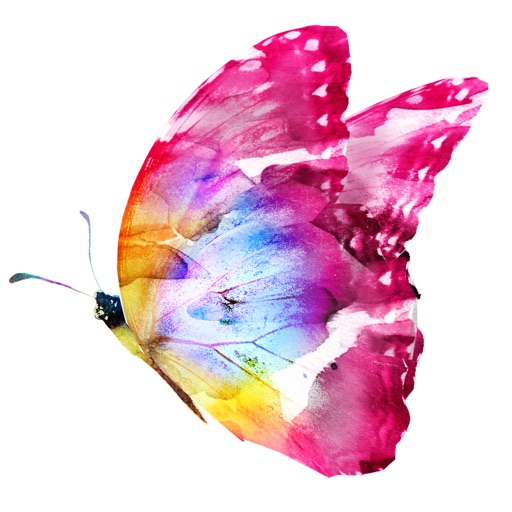 Butterflies Watercolor Butterfly Sticker Pack icon