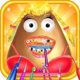 Pou Girl Dentist games for girls - Doctor Games