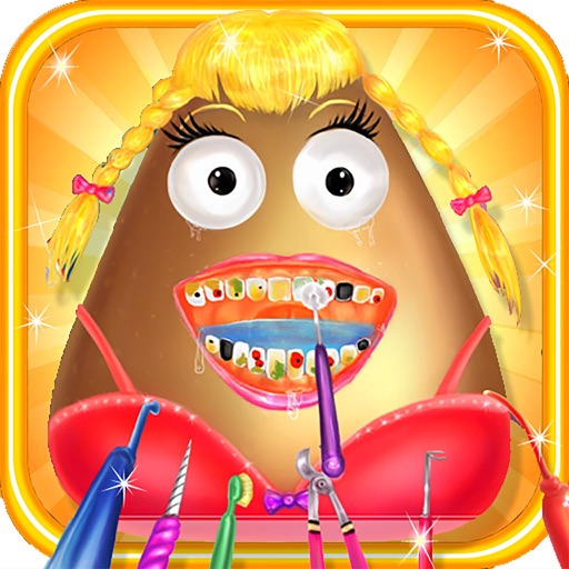 Pou Girl Dentist games for girls - Doctor Games Icon