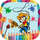 Pirates to paint - coloring book of cowboys