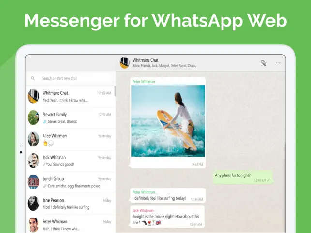 Captura de Pantalla 1 Messenger Duo for WhatsApp iphone