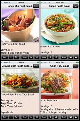 350 Low Calorie Salad Recipe screenshot 2