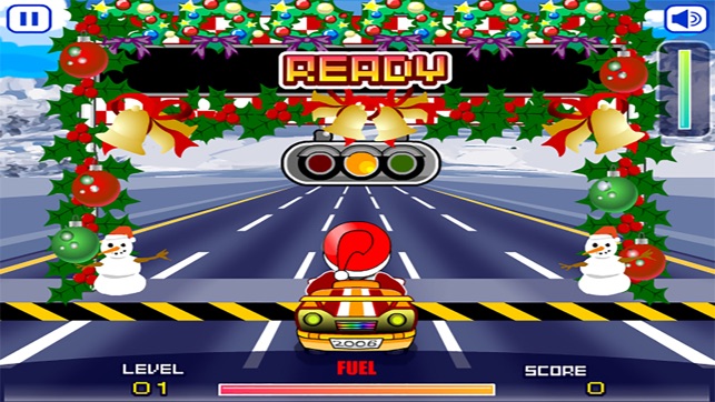 Santa Car Race － Christmas Gifts Collection(圖2)-速報App