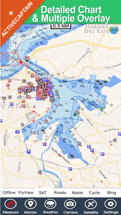 Cuba - GPS maps oflline chart & spot Navigator