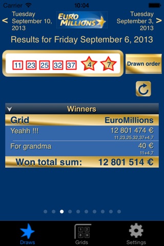 e-Millions screenshot 2