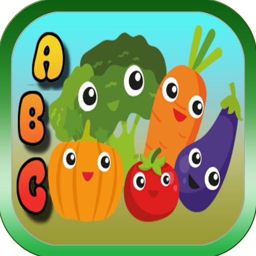 Vegetables ABC Tracing Olds Easy Spelling Reading Icon