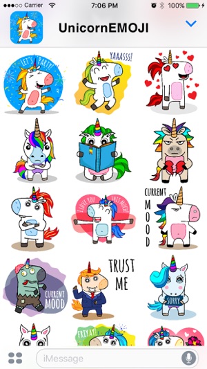 UnicornEMOJI - Magical Stickers Friends & More(圖1)-速報App