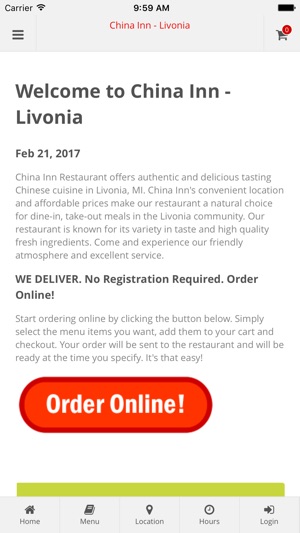 China Inn Livonia