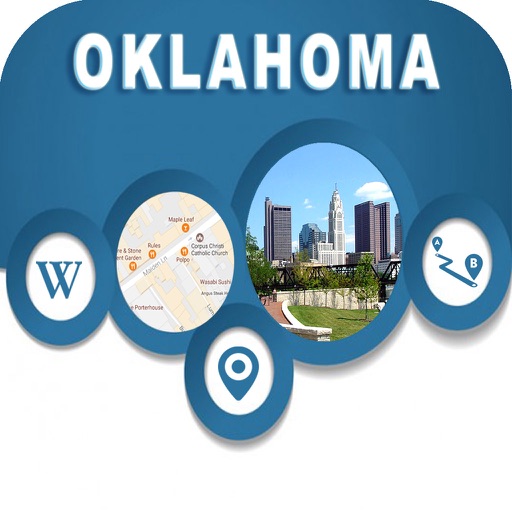 Oklahoma City Ok Offline City Maps with Navigation icon