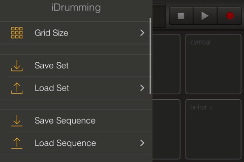 iDrumming - pro drums set screenshot 2