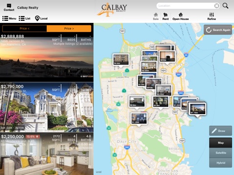 CalBay Realty Home Search for iPad screenshot 2