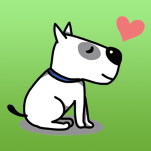 Bull Terrier Puppy Stickers icon