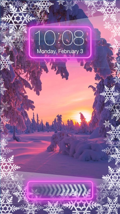 Snow Night Wallpaper HD – Winter Background Themes screenshot-3