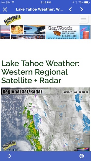 Lake Tahoe App - Tahoe TV(圖2)-速報App