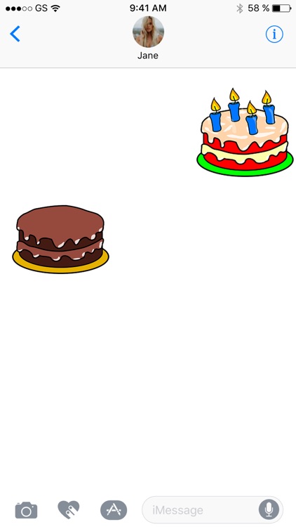Cakes One Sticker Pack