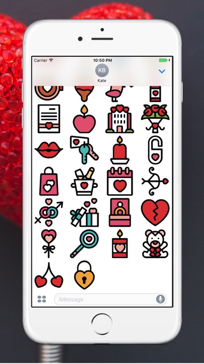 I Love You - Hearts and Valentine's Day Stickers