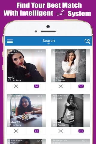 DAF - Dating App for Adults, Flirt & Match Hooked screenshot 2