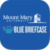 Mount Mary Blue Briefcase