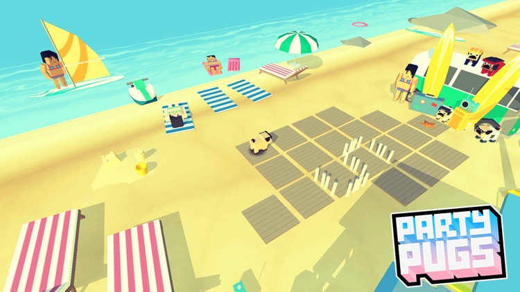 Party Pugs: Beach Puzzle GO!