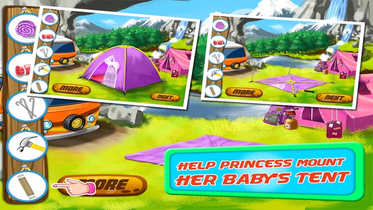 Family Going To Camping Kids Games screenshot-3