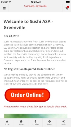 Sushi ASA - Greenville(圖1)-速報App