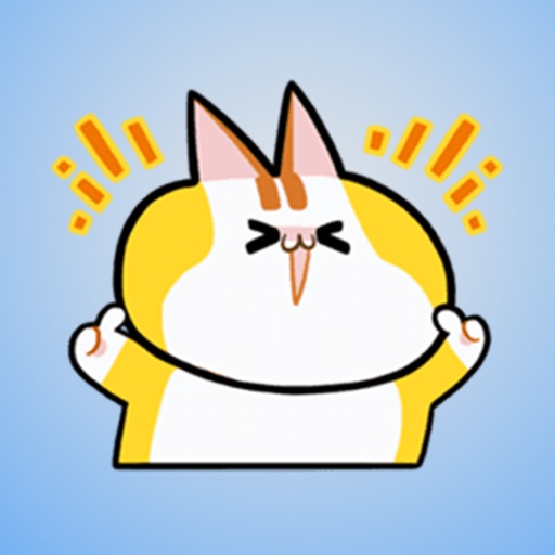 Crazy Cat Sticker Pack Icon