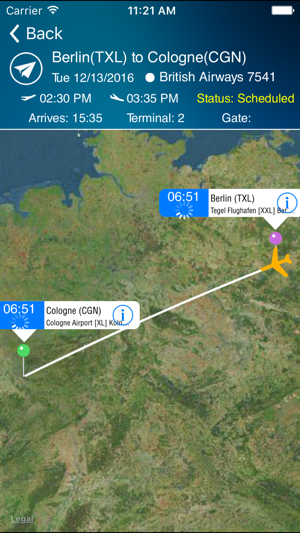 Cologne Airport Pro (CGN) Flight Tracker(圖3)-速報App